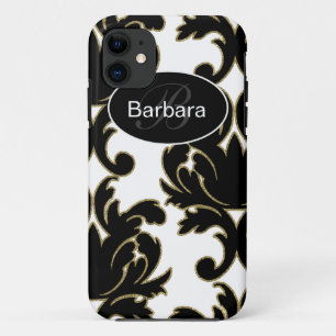 Damask Monogram iPhone 5S Cases