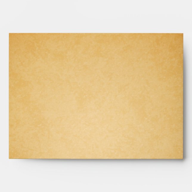 Damask on Old Paper Look Wedding A7 Envelope (Front)