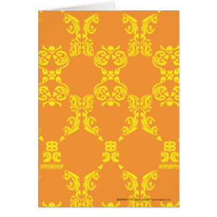 Damask Orange-Yellow