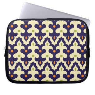 Damask paisley arabesque Moroccan pattern girly Laptop Sleeve