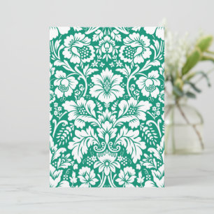 Damask Pattern 10 Thank You Card