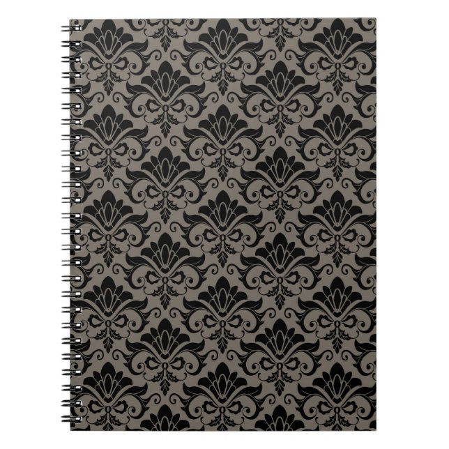 Damask Pattern 2 Notebook (Front)