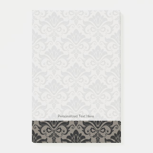 Damask Pattern 2 Post-it Notes (Front)