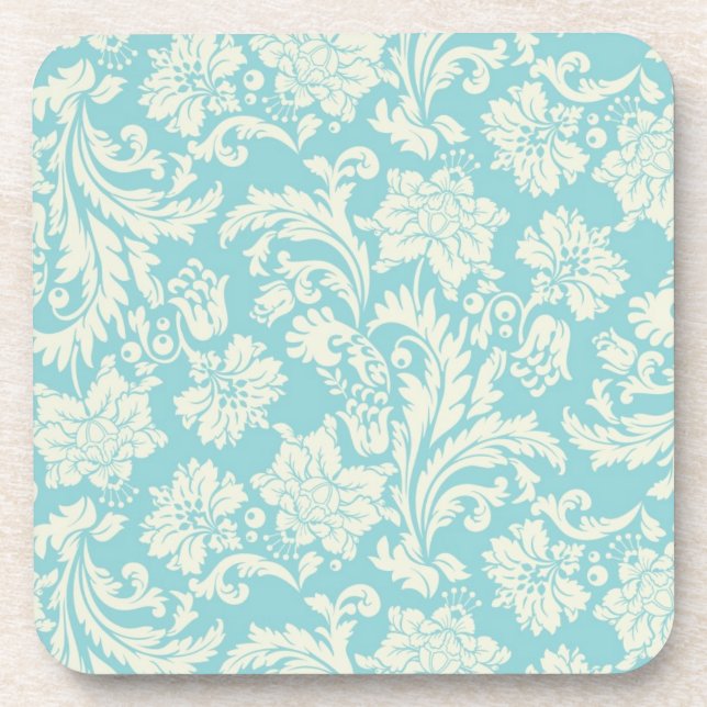 Damask Pattern 3 Coaster (Front)