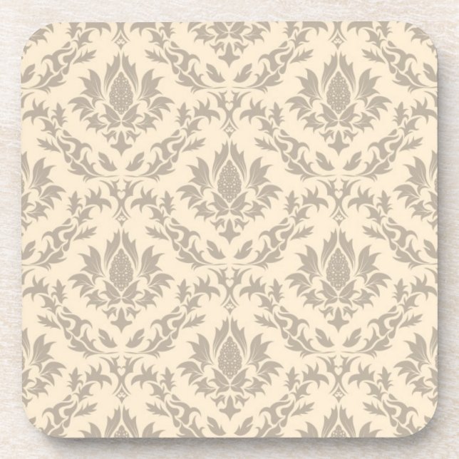 Damask pattern 3 coaster (Front)