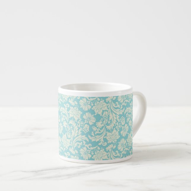 Damask Pattern 3 Espresso Cup (Front Right)