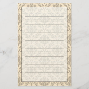 Damask pattern 3 stationery