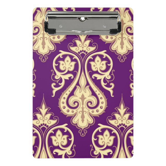 Damask Pattern 4 Mini Clipboard (Front)