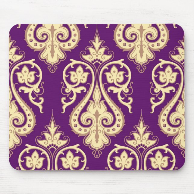 Damask Pattern 4 Mouse Mat (Front)