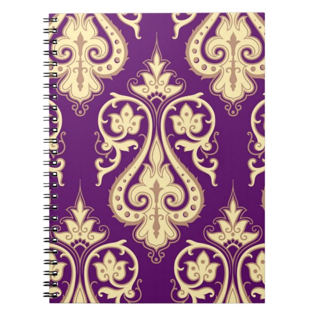 Damask Pattern 4 Notebook (Front)
