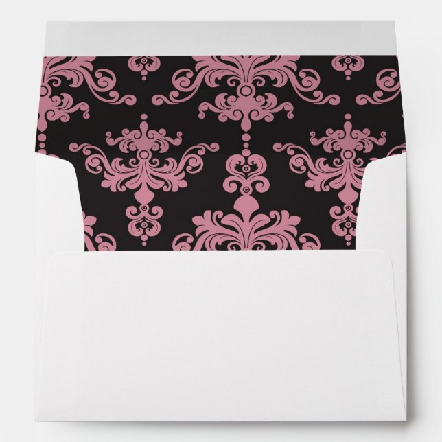 Damask Pattern 5 Envelope (Back (Bottom))