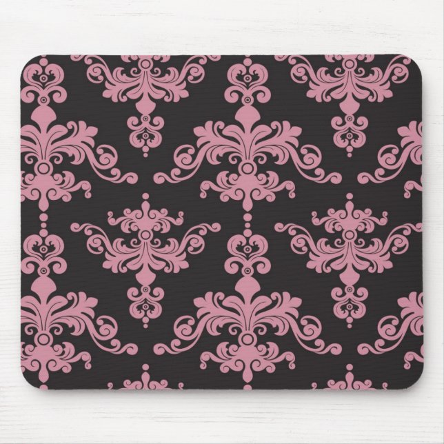 Damask Pattern 5 Mouse Mat (Front)