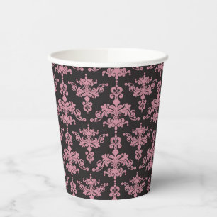 Damask Pattern 5 Paper Cups