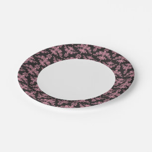 Damask Pattern 5 Paper Plate