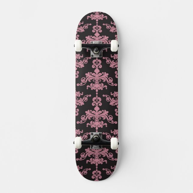 Damask Pattern 5 Skateboard (Front)