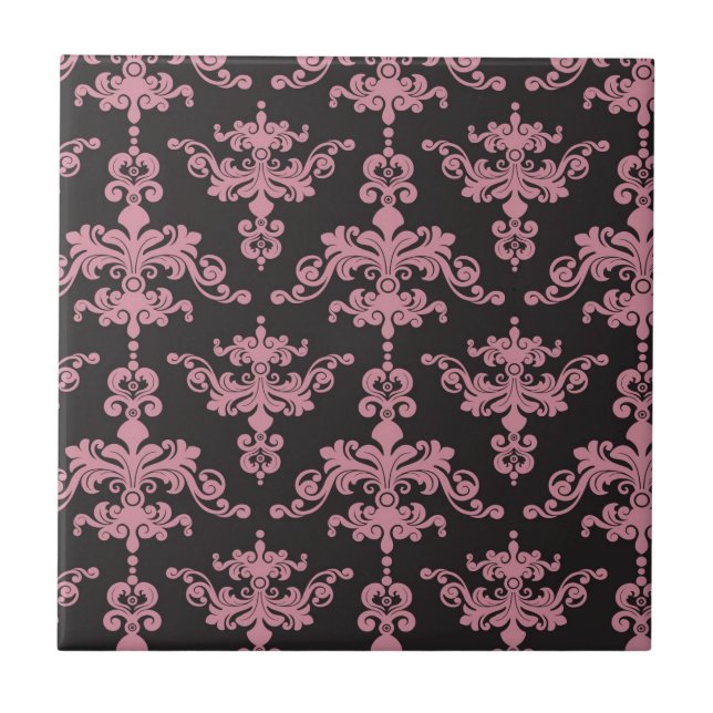 Damask Pattern 5 Tile (Front)