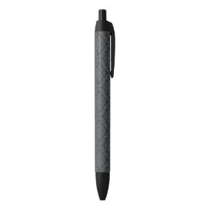 Damask Pattern 6 Black Ink Pen