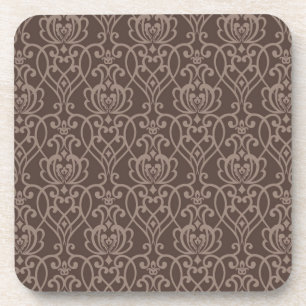 Damask pattern 6 coaster