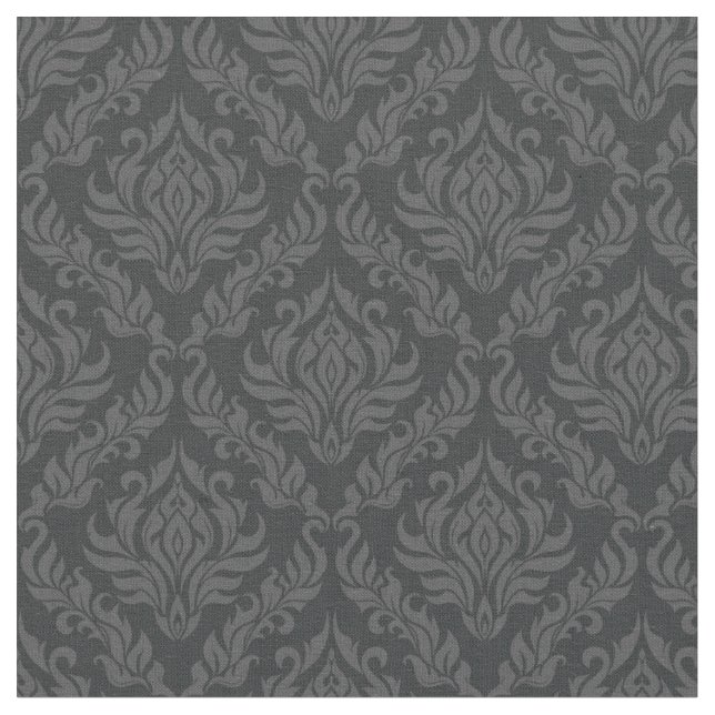 Damask Pattern 6 Fabric (Close Up)
