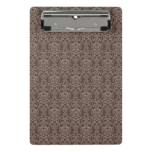 Damask pattern 6 mini clipboard