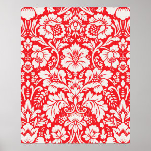 Damask Pattern 6 Poster