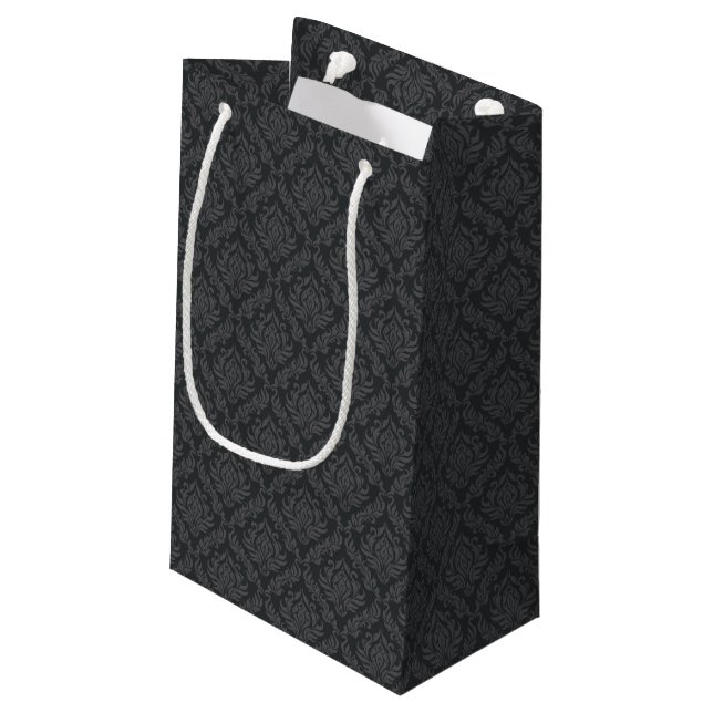 Damask Pattern 6 Small Gift Bag (Back Angled)