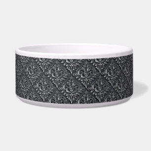 Damask Pattern Black Background-23961