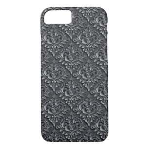 Damask Pattern Black Background-23961 iPhone 8/7 Case