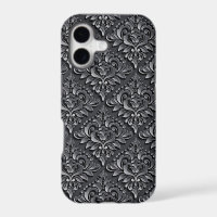 Damask Pattern Black Background-23961 Insulated Tu