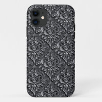 Damask Pattern Black Background-23961 Insulated Tu
