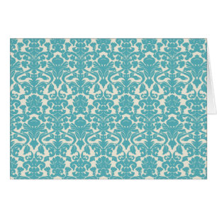 Damask Pattern, Blue Damask, French Damask