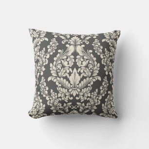 Damask pattern cushion