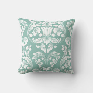 Damask pattern cushion