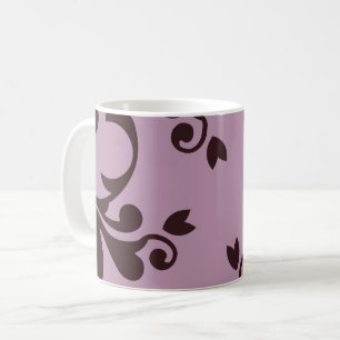 Damask Pattern, Damask Design, French Damask Coffee Mug