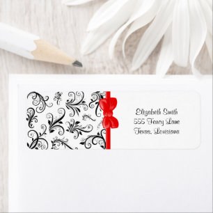 Damask Pattern, French Damask, Black and White
