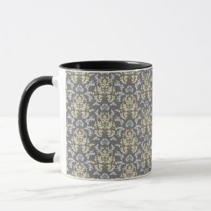 Damask pattern mug