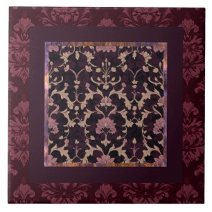 Damask pattern no texture tile