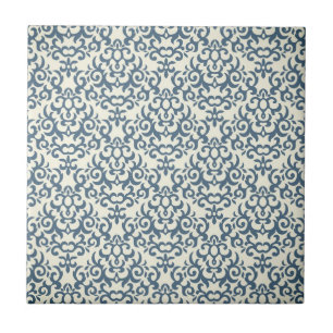 Damask pattern on gradient background 2 tile