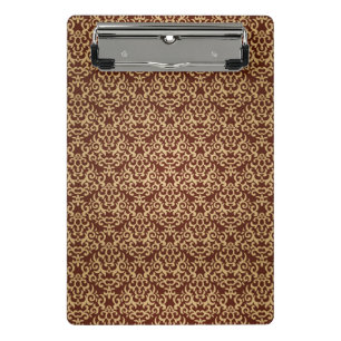Damask pattern on gradient background mini clipboard