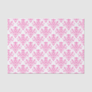 Damask Pattern - Pink Tissue Paper