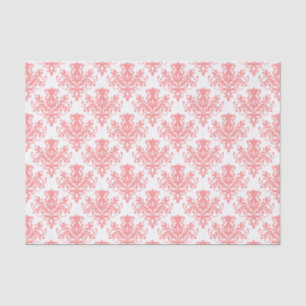 Damask Pattern - Soft Pink Tissue Paper
