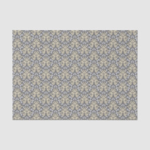 Damask pattern tissue paper