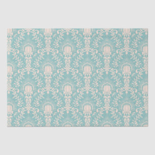 Damask pattern tissue paper