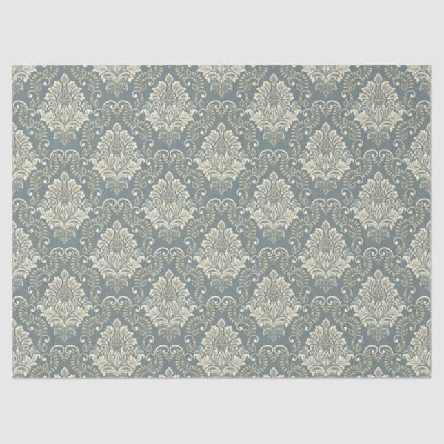 Damask pattern  tissue paper (Front)