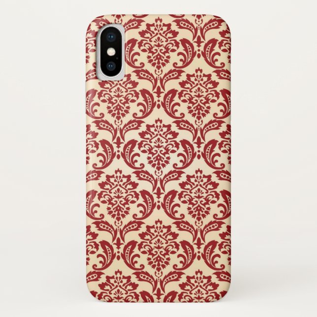 Damask pattern wallpaper Case-Mate iPhone case (Back)