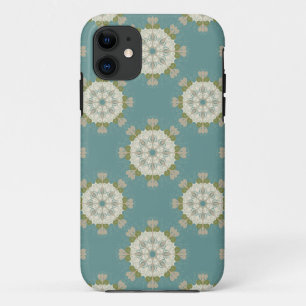 Damask pattern with abstract elements iPhone 11 case