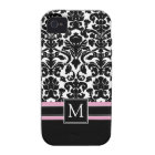Damask Pattern with Monogram