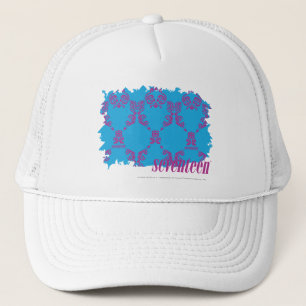 Damask Purple-Aqua 4 Trucker Hat