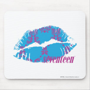 Damask Purple-Aqua Mouse Mat