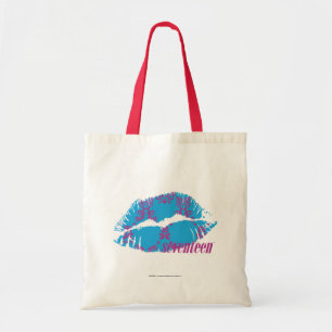 Damask Purple-Aqua Tote Bag